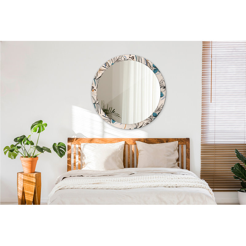 Huldar Glass Flat Wall Mirror