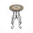 Round Ceramic Outdoor Side Tableful