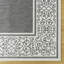 Tapis intérieur / extérieur gris argenté ivoire Arnaud-1613733133