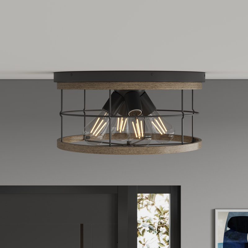 Luminaire encastré à cage 4 lumières Richert