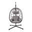 Egg-Shaped Chair Hammock with Stand-2129062022