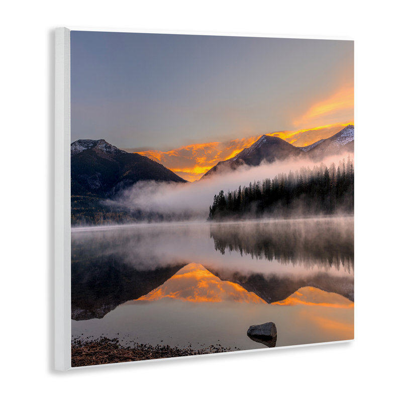 «Orange Sunset Lake Reflection» par Danita Delimont