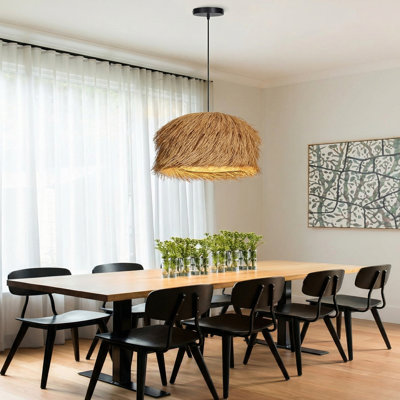 Unique Rattan Pendant Light for the Living Room