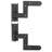 Wrought Iron Shutter Face Mount Hinge
