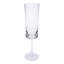 Flûtes à champagne ovales en plastique Halo-115721557
