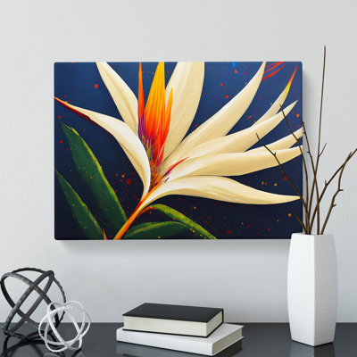 Bird Of Paradise Flower Splash Vol.1 - Wrapped Canvas