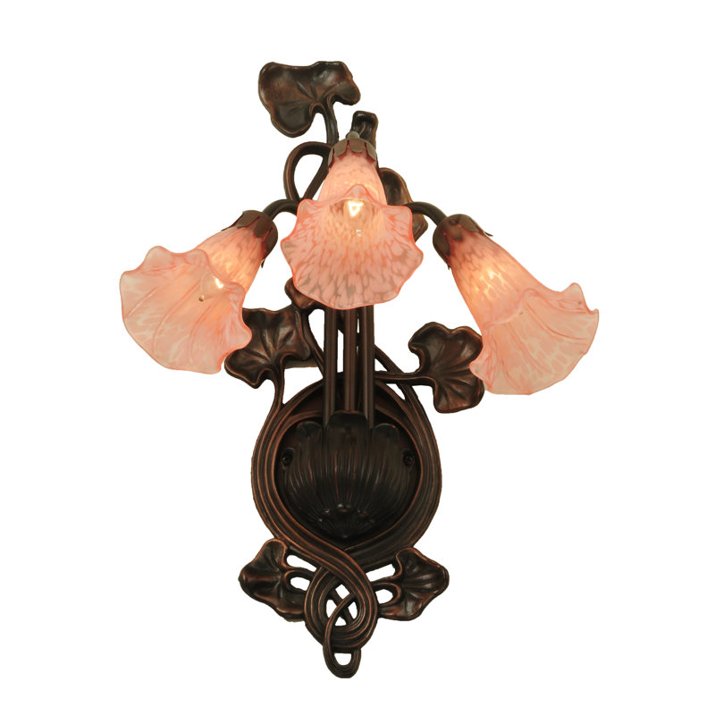 Armed Sconce, Pink