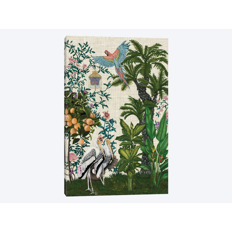 « paradis chinoiserie ii », impression sur toile, H 12 po x l 8 po x P 0,75 po