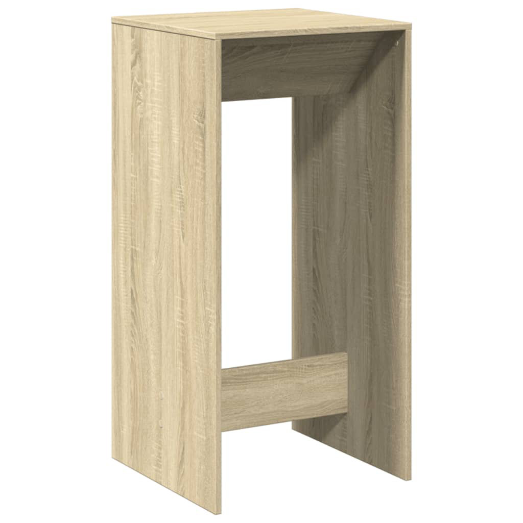 Vidaxl Bar Table Kitchen Counter Table Bistro Table Sonoma Oak Engineered Wood - Image 3