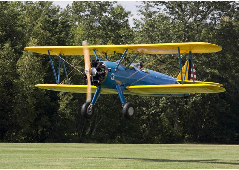 Adhésif décoratif Kellstrand PT-17 Stearman, H 33,5 po x l 48 po