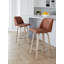 Tabouret de comptoir pivotant de 23,6 po Arabelle-75933704