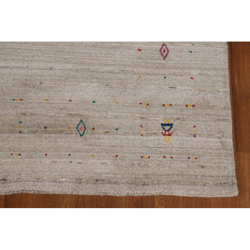 Tapis tribal en laine Gabbeh 5 x 8