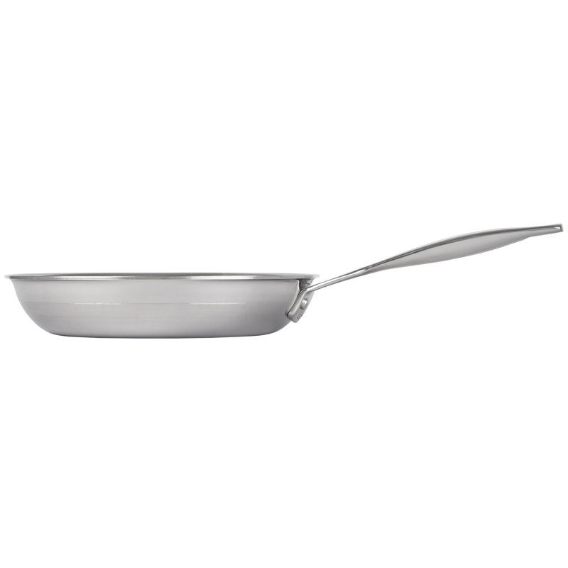 Le Creuset Classic Stainless Steel Round Frying Pan, 8 In., 9.5"