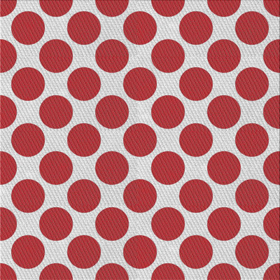 Tapis rouge/blanc à motifs Cummington