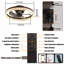 Lampe sur pied DEL 6 po Aedan