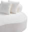 Canapé modulaire en L surdimensionné (blanc)-130799704
