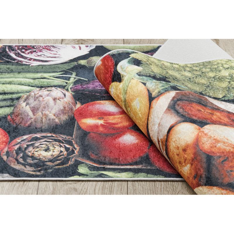 Fizaan Flowers 80cm X 200cm Area Rug