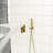 16 Inch Square Gold Shower System - Dual Head With Easy Installation Kit Function Ceiling Mount Rainfall And Clean Feature-121245240