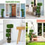 36'' Faux Boxwood Topiary in Cement Pot-1994624302-1978245095