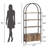 Bookshelf With Door, Tall Bookcase With Storage Cabinet Shelf-1348753454