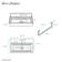 Claire Ceramic Rectangular Wall Mount Bathroom Sink with Overflow