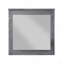 Miroir rustique à finition chêne gris