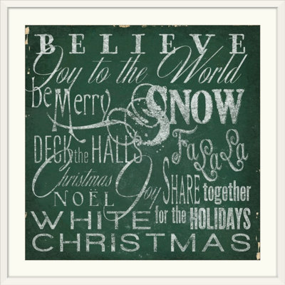 « christmas art type iv » par elizabeth medley, art textuel