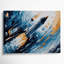 "Space 1960s NASA mission", affiche sur toile grise-1474483536