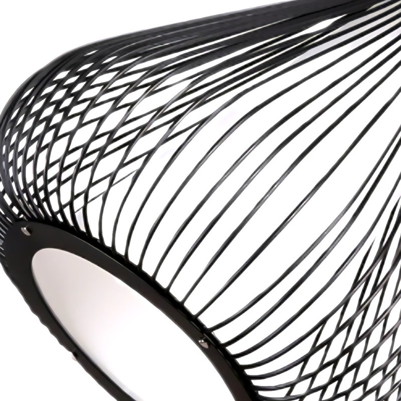 Iron Birdcage Pendant Light With Adjustable Height