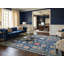 Oxford hand-knotted Ghazni Wool Blue Area Rug-1603571903