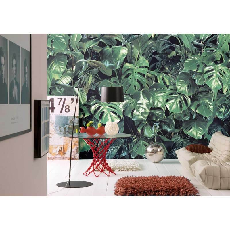 Leaves Jungle Paper 3.68m x 2.54m Matte Wall Mural