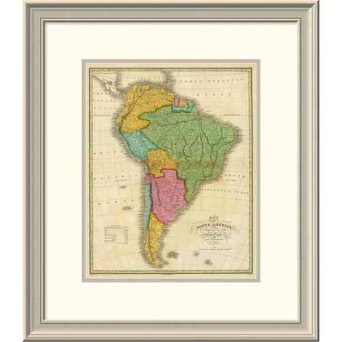 Bless international 'Map of South America, 1826' Framed Print - Wayfair ...