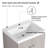  Hunar 24'' Free standing Single Bathroom Vanity With Resin Vanity Top-1161832359-1161832354