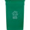Poubelle de recyclage & trimline trottoir trash