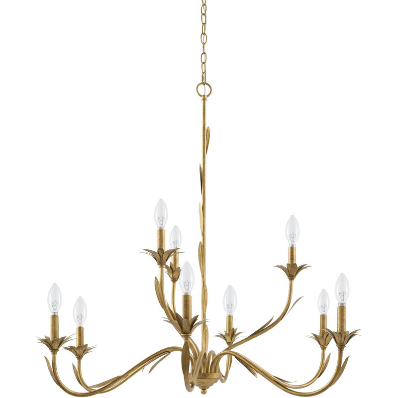 Lustre Abrams, Doré, 9 lumières