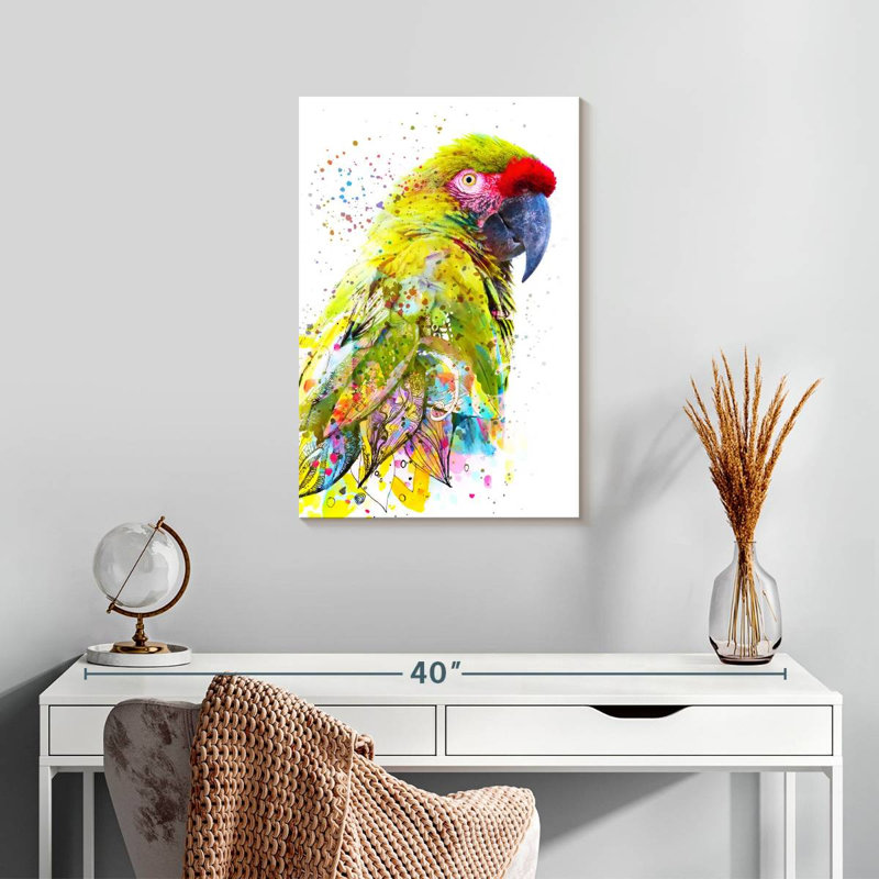 Brampt superbe oiseau de safari, H 24 po x l 16 po