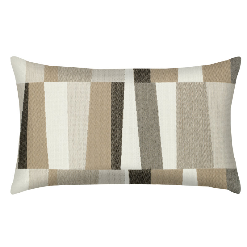 Strata Grigio Outdoor Rectangular Sunbrella® Pillow Cover & Insert
