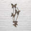Metal Butterfly Wall Candle Holder | Antique Distressed Decorative Wall Mounted Candle Holder Home Accent