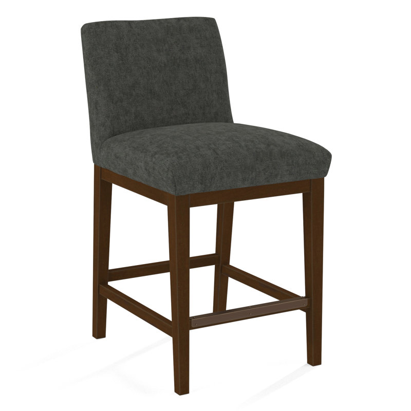 Upholstered Stool, Pecan, Rumor Bliss