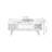 Modern Nordic solid wood coffee table