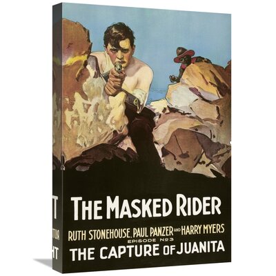 Vintage Westerns Masked Rider The Capture of Juanita' Graphic Art Print on Wrapped Canvas -  East Urban Home, B818B3AE942E4F47AD01DB2FFBFB676F