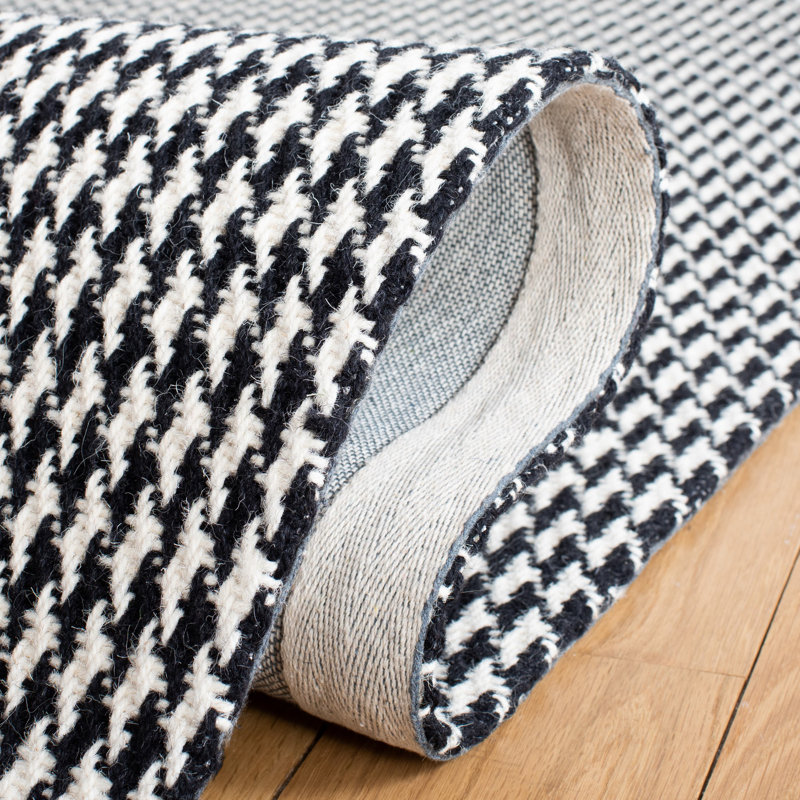 Tapis en laine et coton tissé à la main Nelya, Carré 6 pi