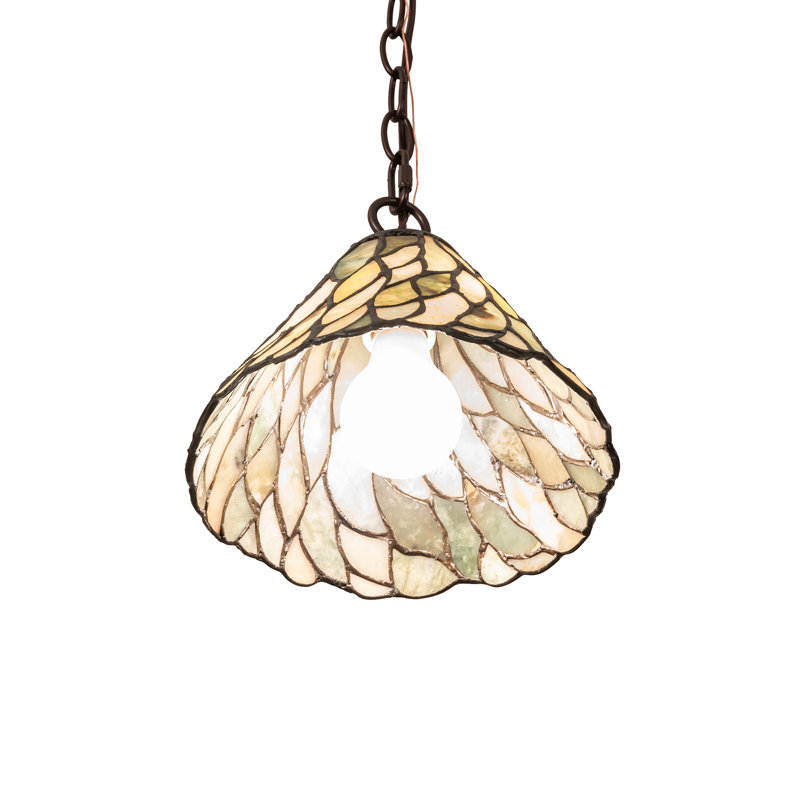8" Wide Willow Jadestone Mini Pendant