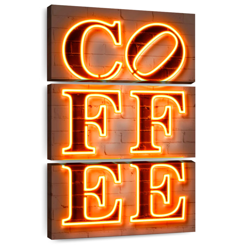 Enseigne murale café Kema, H 74 po x l 48 po