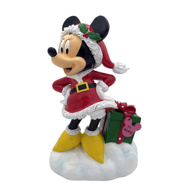 Disney Minnie Mouse With Christmas Gift