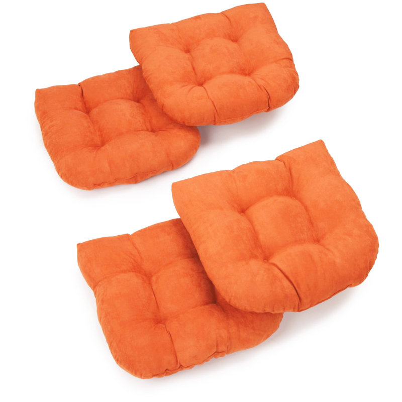 Outdoor 5'' Seat Cushion, Tangerine Dream