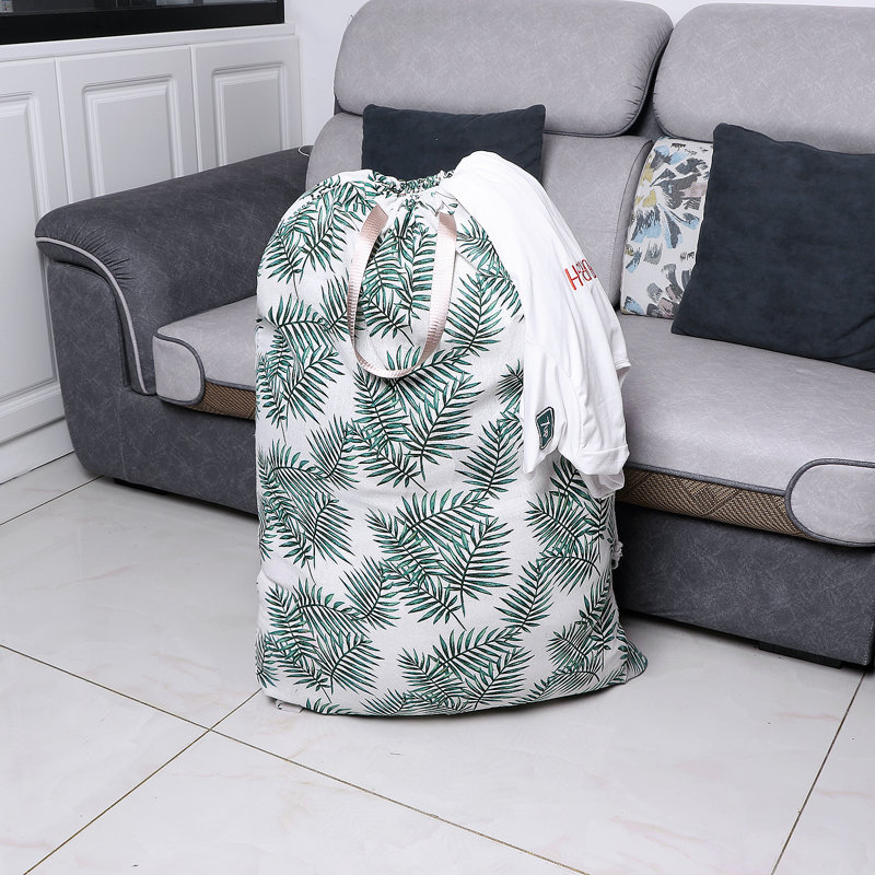 Sac de lavage en tissu, Vert foncé