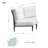 Aluminum Outdoor Sectiona Corner Sofa