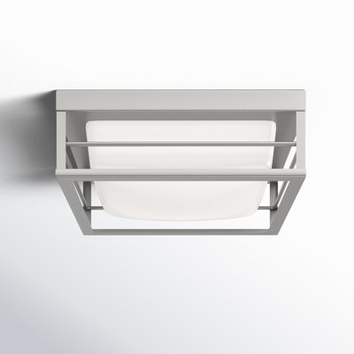 Krista Single Light Glass LED Flush Mount
