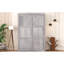 Lit double espace gris - Matelas sécuritaire et armoire pliable
